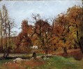 automne paysage près de pontoise Camille Pissarro